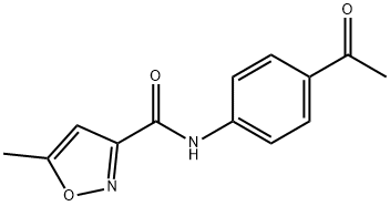 N-(4-乙酰苯基)-5-甲基-1,2-恶唑-3-甲酰胺