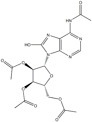 N6-Acetyl-2',3',5'-tri-O-acetyl-8-hydroxyadenosine