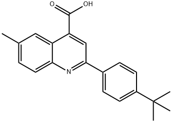 2-(4-叔丁基苯基)-6-甲基-喹啉-4-羧酸