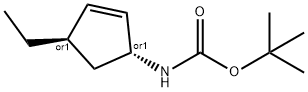 Carbamic acid, [(1R,4R)-4-ethyl-2-cyclopenten-1-yl]-, 1,1-dimethylethyl ester,