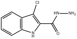 1H-Indole-2-carboxylicacid,3-chloro-,hydrazide(9CI)