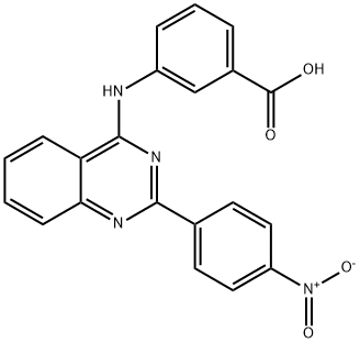 3-[(2-{4-nitrophenyl}-4-quinazolinyl)amino]benzoic acid