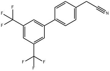 2-(3',5'-双(三氟甲基)-[1,1'-联苯]-4-基)乙腈