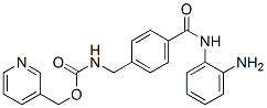 pyridin-3-ylmethyl N-[[4-[(2-aminophenyl)carbamoyl]phenyl]methyl]carbamate
