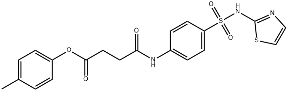 4-methylphenyl 4-oxo-4-({4-[(1,3-thiazol-2-ylamino)sulfonyl]phenyl}amino)butanoate