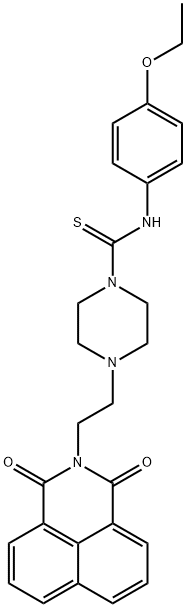 4-(2-(1,3-dioxo-1H-benzo[de]isoquinolin-2(3H)-yl)ethyl)-N-(4-ethoxyphenyl)piperazine-1-carbothioamide