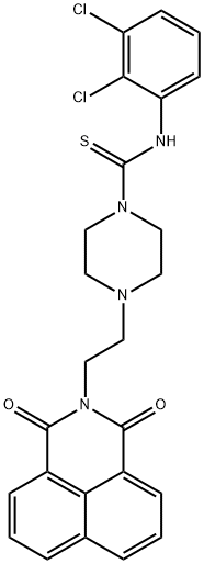 N-(2,3-dichlorophenyl)-4-(2-(1,3-dioxo-1H-benzo[de]isoquinolin-2(3H)-yl)ethyl)piperazine-1-carbothioamide
