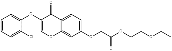 2-ethoxyethyl {[3-(2-chlorophenoxy)-4-oxo-4H-chromen-7-yl]oxy}acetate