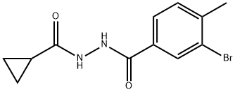 3-bromo-N'-(cyclopropylcarbonyl)-4-methylbenzohydrazide