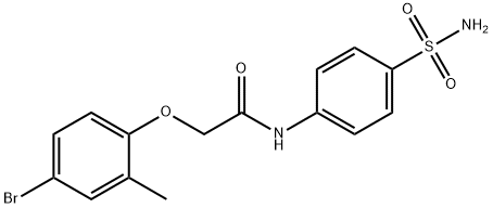 N-[4-(aminosulfonyl)phenyl]-2-(4-bromo-2-methylphenoxy)acetamide