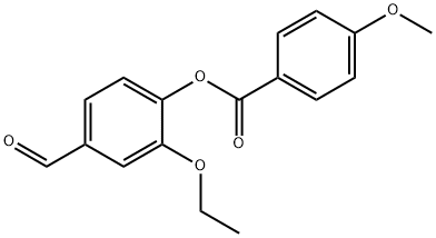 (2-乙氧基-4-甲烷酰-苯基)4-甲氧基苯甲酸酯