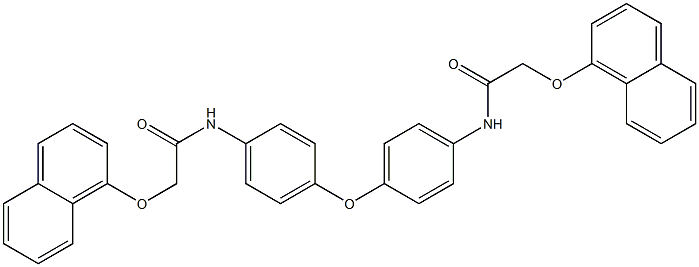 N,N'-[oxybis(4,1-phenylene)]bis[2-(1-naphthyloxy)acetamide]