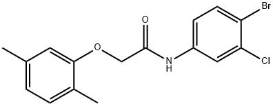 N-(4-bromo-3-chlorophenyl)-2-(2,5-dimethylphenoxy)acetamide