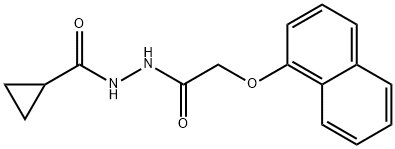 N'-(2-naphthalen-1-yloxyacetyl)cyclopropanecarbohydrazide