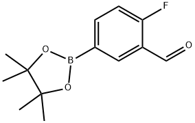 2-氟-5-(4,4,5,5-四甲基-1,3,2-二氧硼杂环戊烷-2-基)苯甲醛