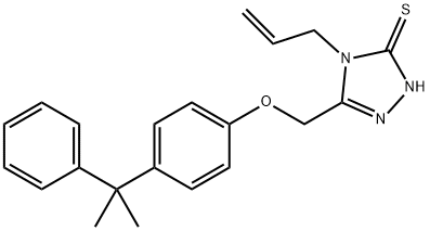 4-allyl-5-{[4-(1-methyl-1-phenylethyl)phenoxy]methyl}-4H-1,2,4-triazole-3-thiol