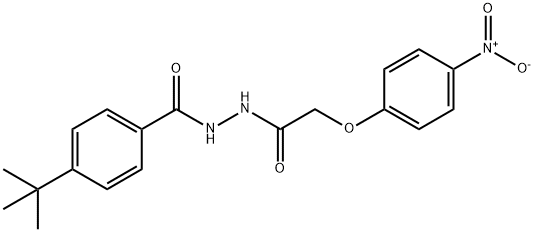 4-tert-butyl-N'-[(4-nitrophenoxy)acetyl]benzohydrazide