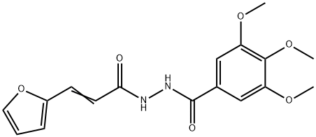 N'-[3-(2-furyl)acryloyl]-3,4,5-trimethoxybenzohydrazide
