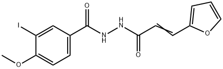 N'-[(2E)-3-(furan-2-yl)prop-2-enoyl]-3-iodo-4-methoxybenzohydrazide