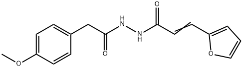 (2E)-3-(furan-2-yl)-N'-[(4-methoxyphenyl)acetyl]prop-2-enehydrazide