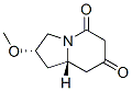 5,7(1H,6H)-Indolizinedione,tetrahydro-2-methoxy-,(2S,8aS)-(9CI)