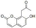 2H-1-Benzopyran-2-one, 7-hydroxy-8-(2-oxopropyl)- (9CI)