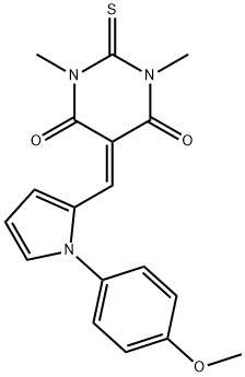 5-{[1-(4-methoxyphenyl)-1H-pyrrol-2-yl]methylene}-1,3-dimethyl-2-thioxodihydro-4,6(1H,5H)-pyrimidinedione