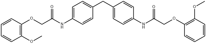 N,N'-[methylenebis(4,1-phenylene)]bis[2-(2-methoxyphenoxy)acetamide]