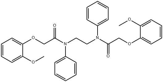 N,N'-1,2-ethanediylbis[2-(2-methoxyphenoxy)-N-phenylacetamide]