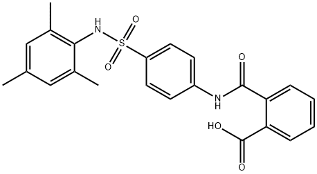 2-({4-[(mesitylamino)sulfonyl]anilino}carbonyl)benzoic acid
