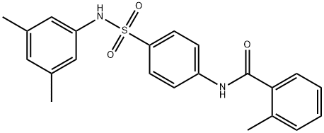 N-(4-{[(3,5-dimethylphenyl)amino]sulfonyl}phenyl)-2-methylbenzamide