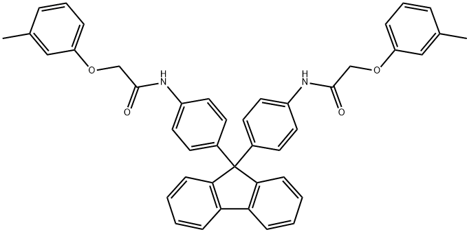 N,N'-[9H-fluorene-9,9-diylbis(4,1-phenylene)]bis[2-(3-methylphenoxy)acetamide]