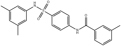 N-(4-{[(3,5-dimethylphenyl)amino]sulfonyl}phenyl)-3-methylbenzamide