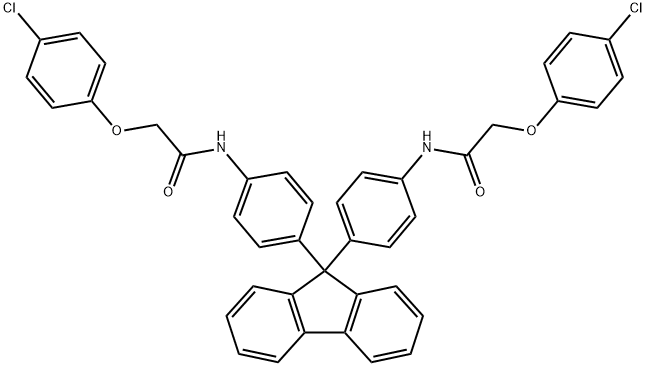 N,N'-[9H-fluorene-9,9-diylbis(4,1-phenylene)]bis[2-(4-chlorophenoxy)acetamide]