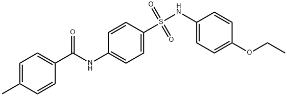 N-(4-{[(4-ethoxyphenyl)amino]sulfonyl}phenyl)-4-methylbenzamide