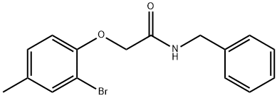 N-benzyl-2-(2-bromo-4-methylphenoxy)acetamide
