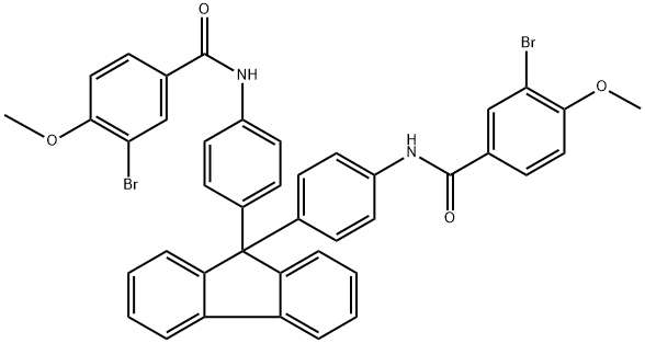 N,N'-[9H-fluorene-9,9-diylbis(4,1-phenylene)]bis(3-bromo-4-methoxybenzamide)