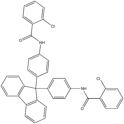 N,N'-[9H-fluorene-9,9-diylbis(4,1-phenylene)]bis(2-chlorobenzamide)