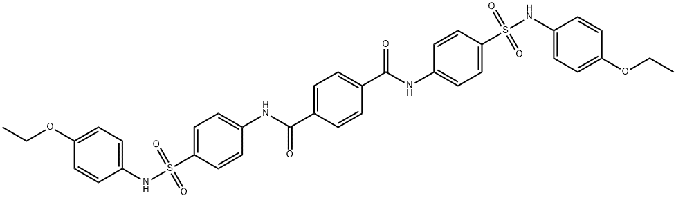 N,N'-bis(4-{[(4-ethoxyphenyl)amino]sulfonyl}phenyl)terephthalamide