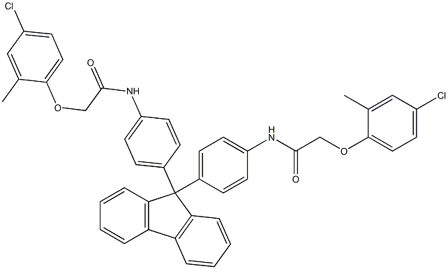 N,N'-[9H-fluorene-9,9-diylbis(4,1-phenylene)]bis[2-(4-chloro-2-methylphenoxy)acetamide]