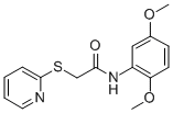 N-(2,5-DIMETHOXYPHENYL)-2-(2-PYRIDINYLSULFANYL)ACETAMIDE