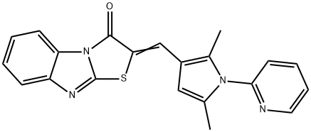 (2Z)-2-{[2,5-dimethyl-1-(pyridin-2-yl)-1H-pyrrol-3-yl]methylidene}[1,3]thiazolo[3,2-a]benzimidazol-3(2H)-one