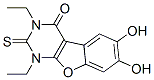 Benzofuro[2,3-d]pyrimidin-4(1H)-one,  1,3-diethyl-2,3-dihydro-6,7-dihydroxy-2-thioxo-
