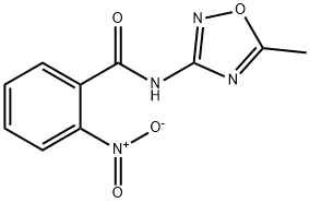 Benzamide, N-(5-methyl-1,2,4-oxadiazol-3-yl)-2-nitro- (9CI)