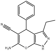 6-氨基-3-乙基-4-苯基-2,4-二氢吡喃并[2,3-C]吡唑-5-甲腈