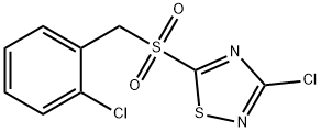 3-CHLORO-5-(2-CHLOROBENZYLSULFONYL)-1,2,4-THIADIAZOLE