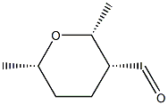 2H-Pyran-3-carboxaldehyde, tetrahydro-2,6-dimethyl-, (2R,3R,6S)-rel- (9CI)