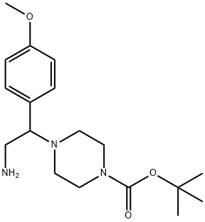 1-BOC-4-(2-氨基-1-(4-甲氧基-苯基)乙基)-哌嗪