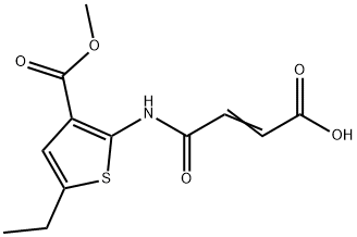 (2E)-4-{[5-ethyl-3-(methoxycarbonyl)thiophen-2-yl]amino}-4-oxobut-2-enoic acid