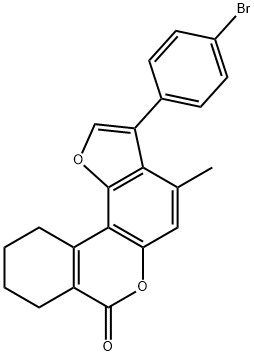 3-(4-bromophenyl)-4-methyl-8,9,10,11-tetrahydro-[1]benzofuro[6,7-c]isochromen-7-one